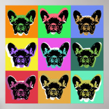 Poster do buldogue francês