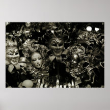 Poster do carnaval o carnaval de Veneza