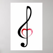 Poster do clef do coração