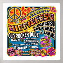 Poster do concerto de Hippiefest