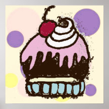 Poster do cupcake