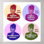 Poster do debate de Sarah