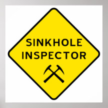 Poster do inspector do Sinkhole