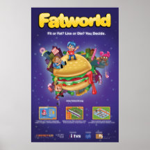 Poster do jogo de Fatworld