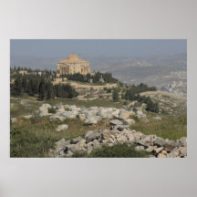 Pôster do Monte Gerizim, Samaria, Israel Impressão