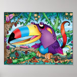 Poster do paraíso de Toucan