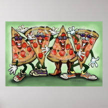 Poster do partido da pizza