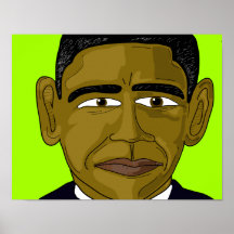 Poster do pop art de Obama