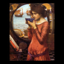 Poster do Pre-Raphaelite do destino pelo Waterhous pôsteres