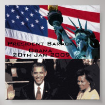 Poster do presidente Barack Obama