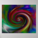 Poster do redemoinho da cor do Vortex