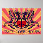 POSTER DOS CAVALOS DO AMOR DA PAZ