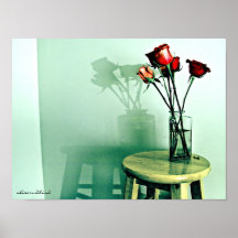 Poster dos rosas do pop