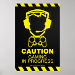 Poster em andamento do jogo - geek do Gamer do vid