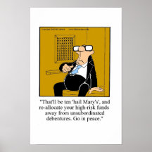 Poster engraçado para o accionista em sua vida!