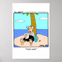 Poster engraçado para o Menos-Do que-Afortunado em