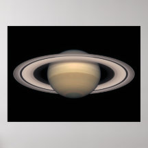 Poster enorme de Saturn - presente do espaço e da 