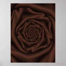 Poster espiral cor-de-rosa do chocolate