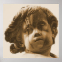 Poster italiano romântico do anjo do renascimento
