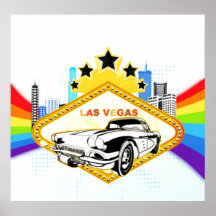 Poster legal do vetor de Las Vegas