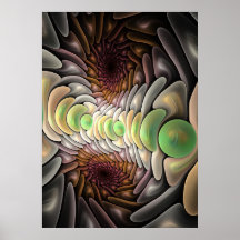 Poster líquido do abstrato da mágica