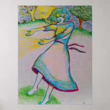 Poster mágico da mulher