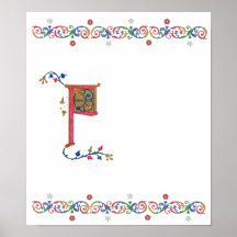 Poster medieval de F