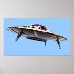 Poster metálico do UFO