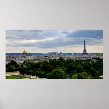 Poster parisiense da vista