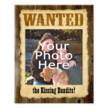 Poster querido personalizado, grande foto w/Text