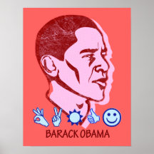 Poster retro de Barack