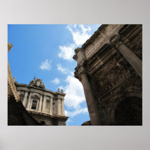 POSTER romano do arco triunfal
