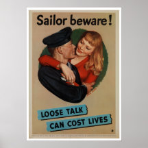 Poster vintage de WWII