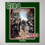 Posters 1909 do fã de esportes do ciclismo do vint