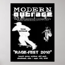 posters 2010 da competição do raiva-fest