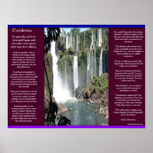 Posters 3 das cachoeiras dos DESIDERATA