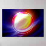 Posters abstratos da pintura de Digitas do computa