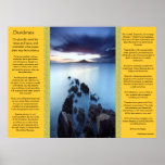 Posters da passagem do oceano dos Desiderata