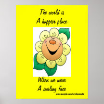 posters de sorriso da cara