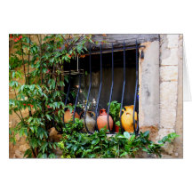 Potes da janela II Cartão