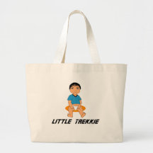 Pouca pele de Tan do saco da fralda de Trekkie Bolsas Para Compras