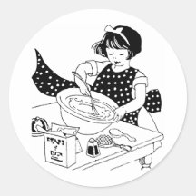 Pouco cozinheiro adesivos
