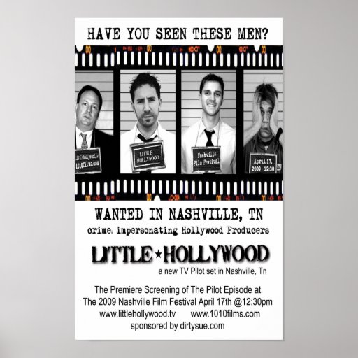 Pouco Hollywood - poster do tiro de caneca
