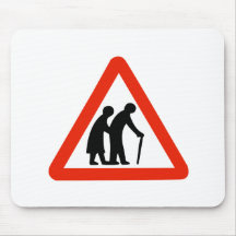 povos idosos mouse pad