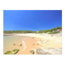 Praia a Dinamarca Ingrina Cartão Postal