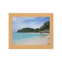 Praia Boracay de Puka Impressão De Canvas Esticadas