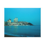 Praia Busan de Heaundae Impressão De Canvas Envolvida