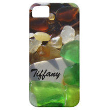 praia conhecida personalizada casos de Seaglass do iPhone 5 Capa