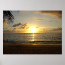 Praia de Havaí Pôsteres