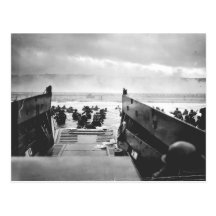Praia de Omaha, Normandy, dia D 1944 Cartoes Postais